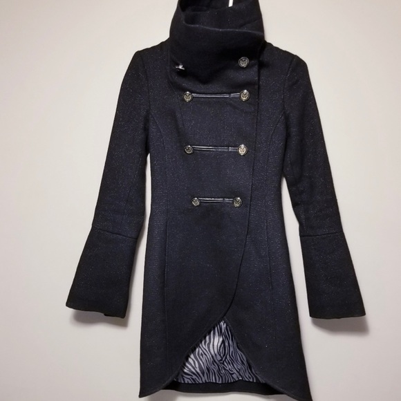 Beautiful black military style Mackage jacket - Picture 3 of 6